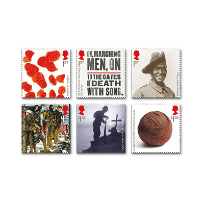 The Great War 1915 FDC Stamp Set LARGE