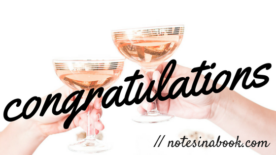 Congratulations Notes
