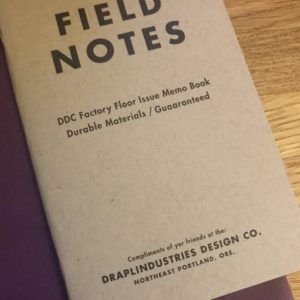 Field Notes First Design