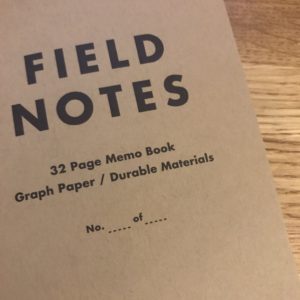 Field Notes First Print