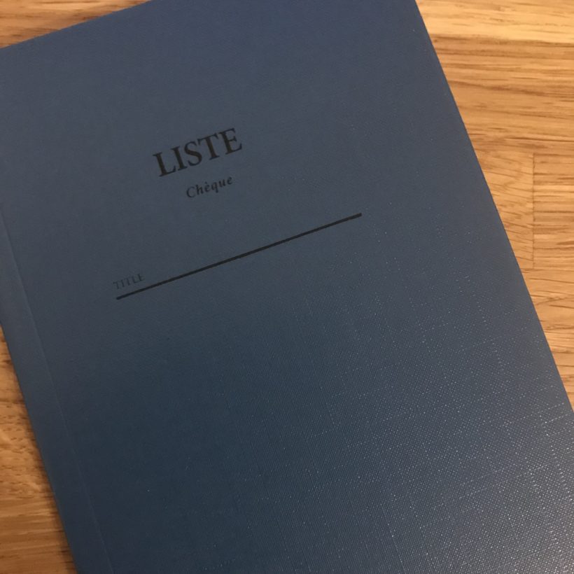 A6 List Book - Navy