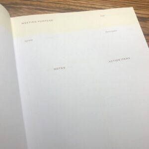 Meeting Notes Layout