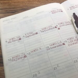 Monthly Planner April