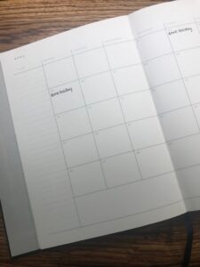 Monthly Spread