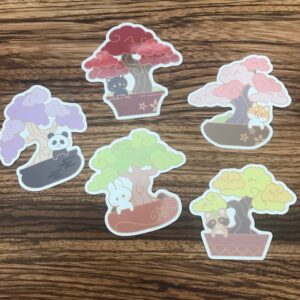 Sakura Cat Design Stickers
