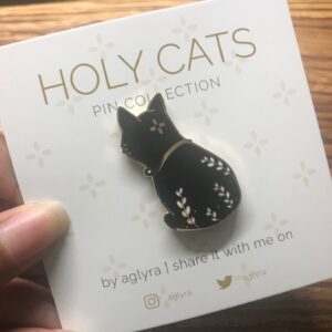 Holy Cats Black Green Cat