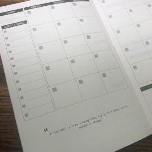 Infinity Planner Monthly Planner