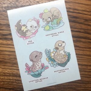 Otter Stickers