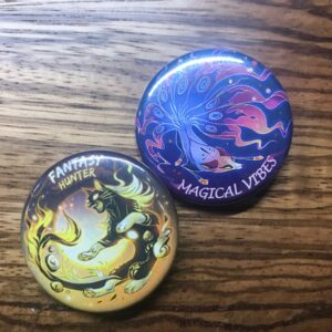 Shiny Fantasy Badges