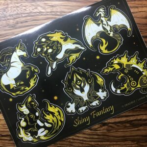 Shiny Fantasy Stickers