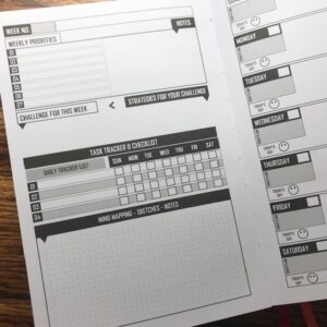 Achiever Planner Weekly Layout