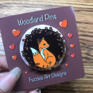 Woodland Pins Fox