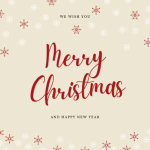 Dust Cream Red Snow Merry Christmas Instagram Post