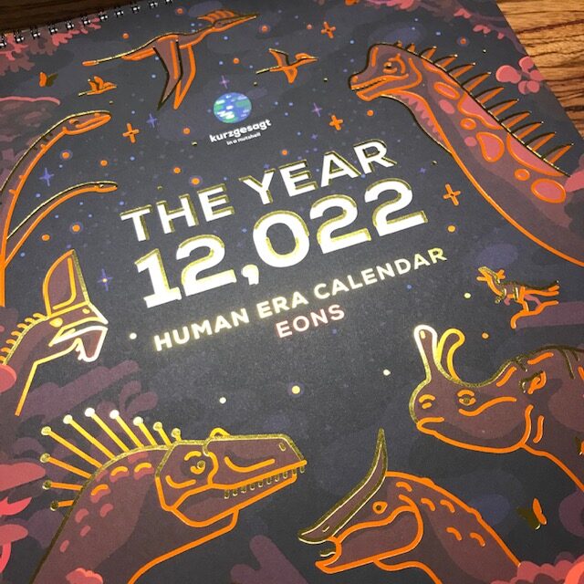 12,022 Human Era Calendar notesinabook