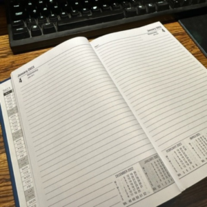 Martello P2893 A5 2 Pages Per Day 2023 Diary