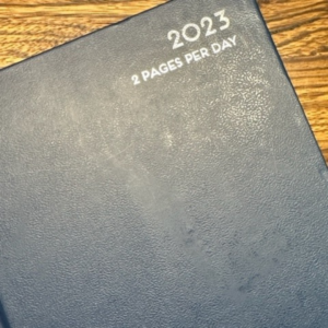 Martello P2893 A5 2 Pages Per Day 2023 Diary Assorted Classic Colours X1