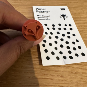 Instagram Posts NotesinaBook Mini Stamp Fox