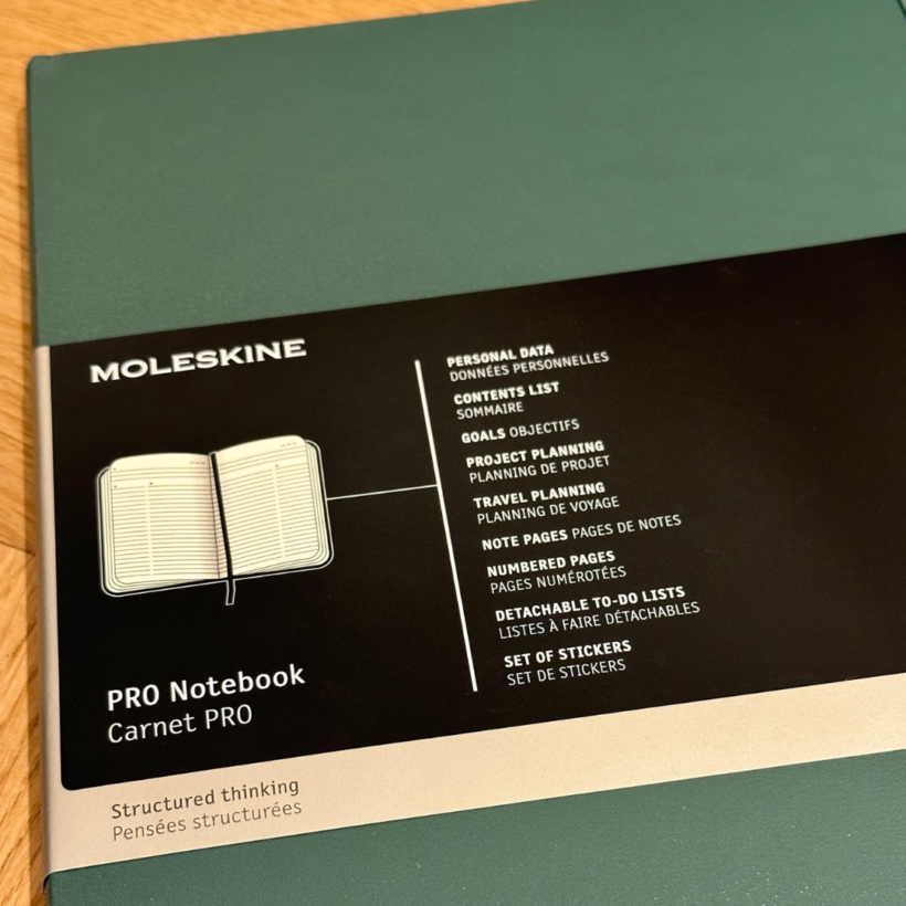Instagram Posts NotesinaBook Moleskine PRO Notebook