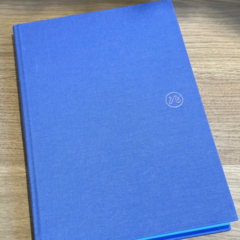 clifton notebook from papersmiths in purple.