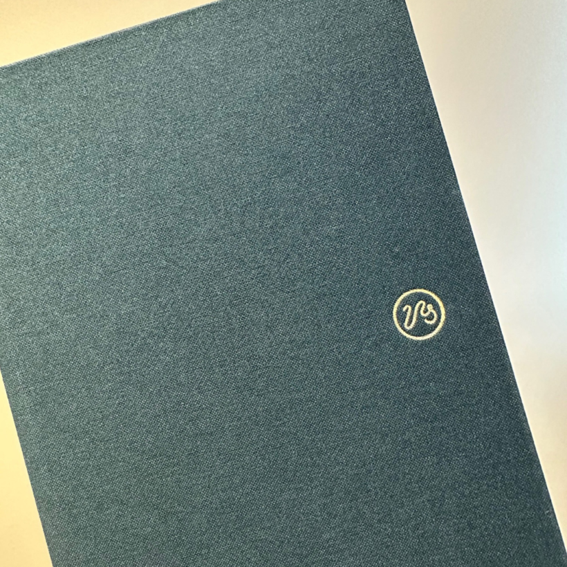 clifton notebook from papersmiths in lunar blue