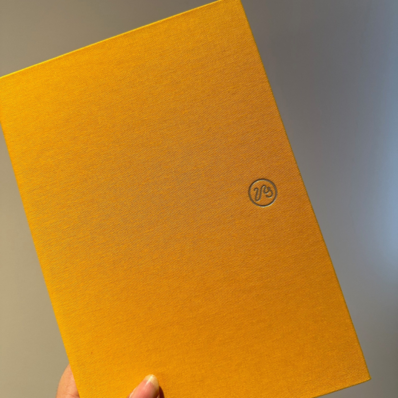 clifton notebook from Papersmiths in solar yellow