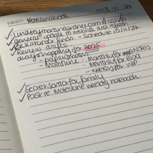 Instagram Posts NotesinaBook List